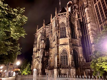Aachen Dom bei Nacht